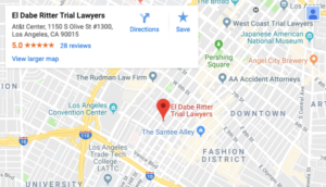 map of our los angeles office